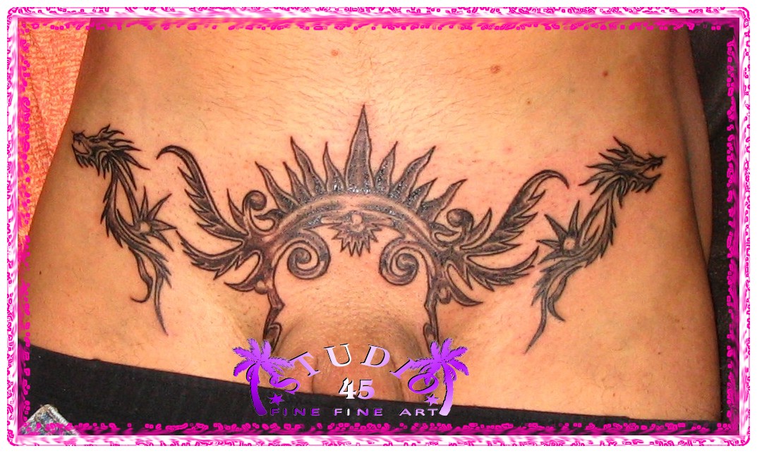 Intim Drache Custom Tattoo Recklinghausen STUDIO 45